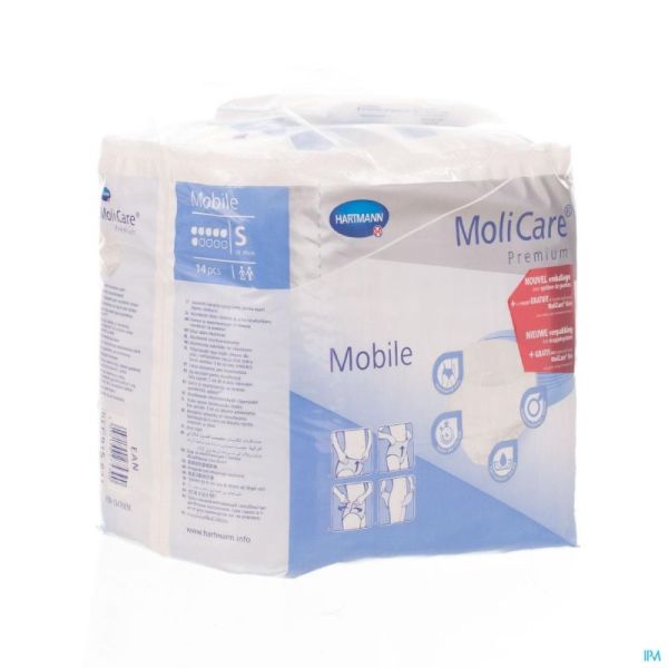 Molicare Premium Mobile 6 Gouttes Small 14 Langes