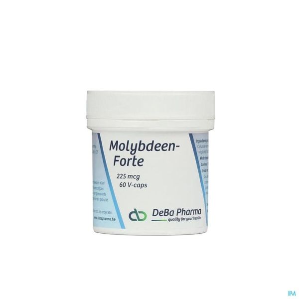 Molybdene Forte Deba 60 Gélules 225 Mcg