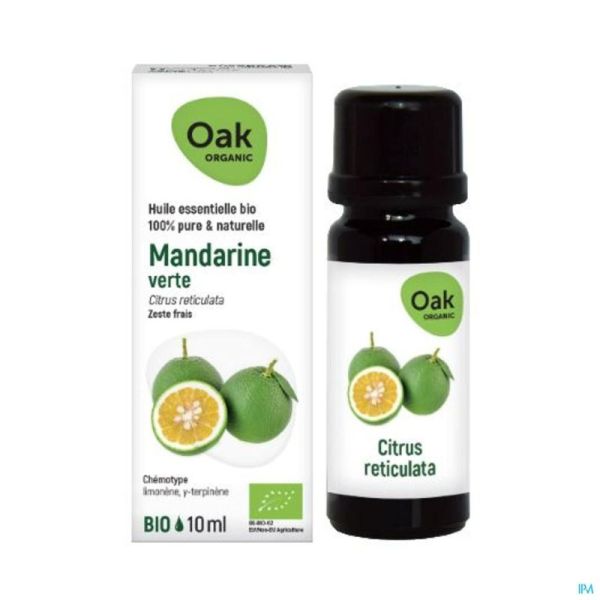 Oak Huile Essentielle de Mandarine Verte 10ml Bio