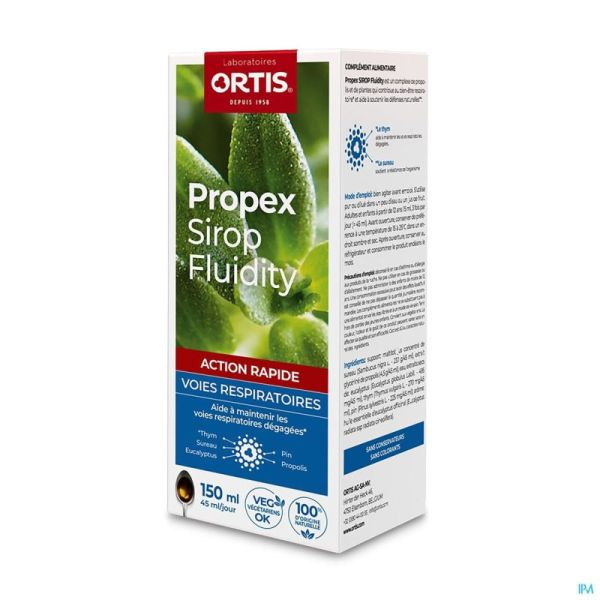 Ortis Propex Sirop Fluidity 150ml