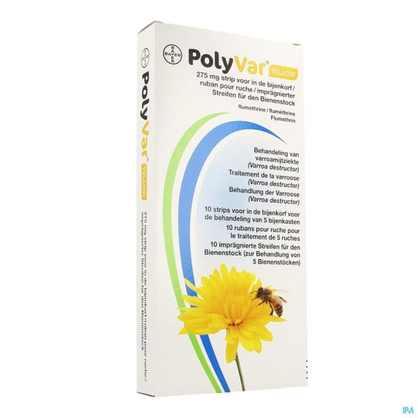 Polyvar Yellow 275mg Ruban Ruche 10