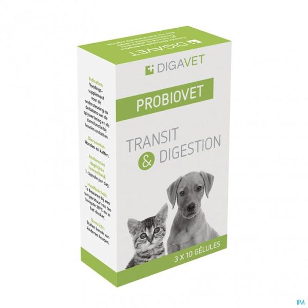 Probiovet Chien Chat Gélules 3x10