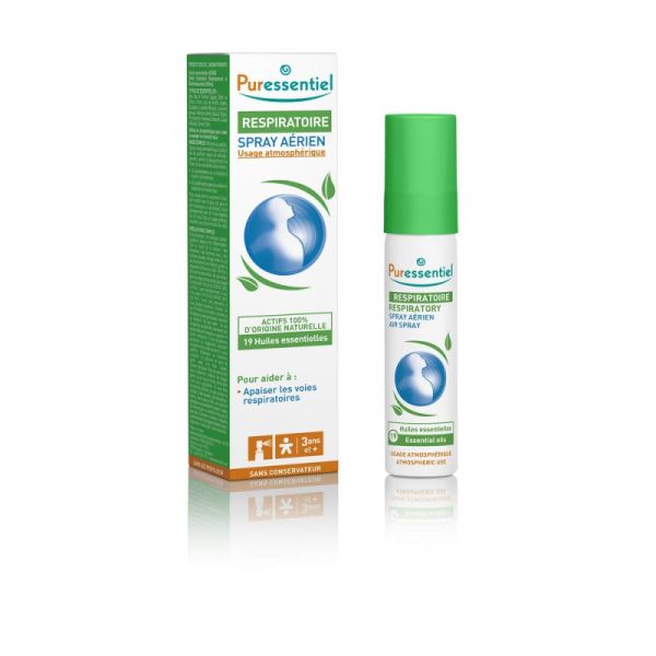 Puressentiel Respiratoire Spray 19 Huiles Essentielles 20 Ml