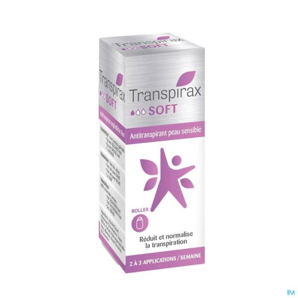 Transpirax Déodorant Antitranspirant Soft Roller 50ml