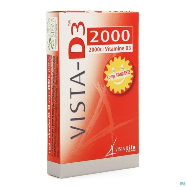 Vista-d3 2000 60 Comprimés Fondants