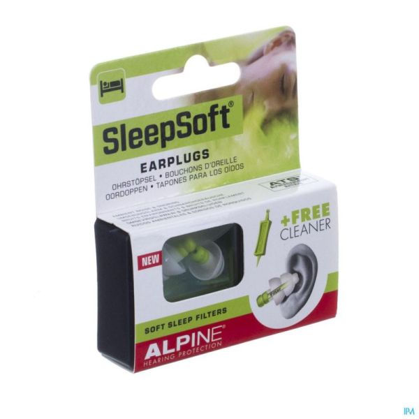 Bouchons d'oreilles Alpine SleepSoft Protection auditive