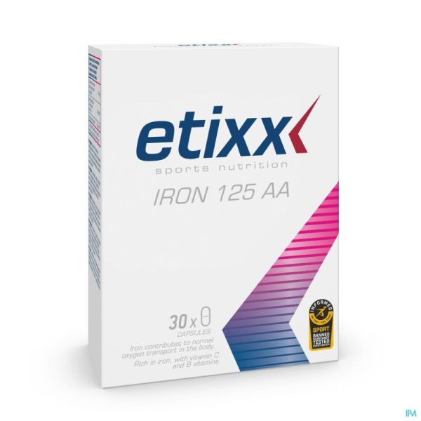 Etixx Iron Aa Chelaat 125 30 Comprimés