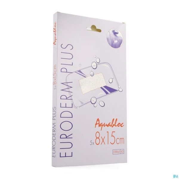 Euroderm Plus 8x15cm 5 Pansement Steril Wtp