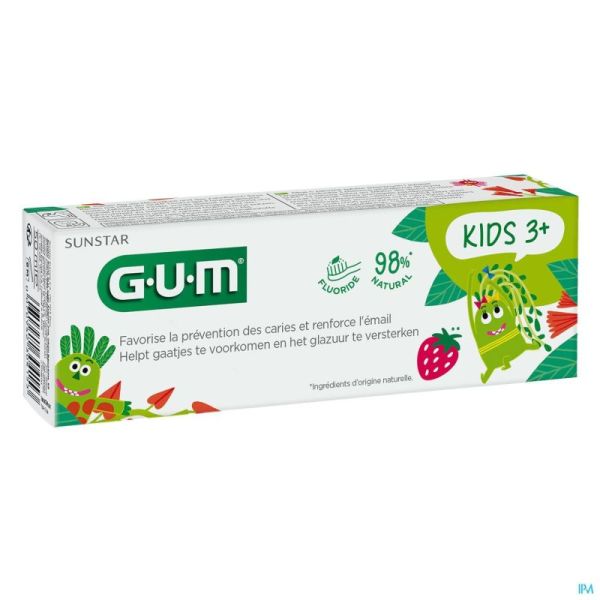 Gum Dentifrice Kids Ref 3000 2-6 Ans 50 Ml