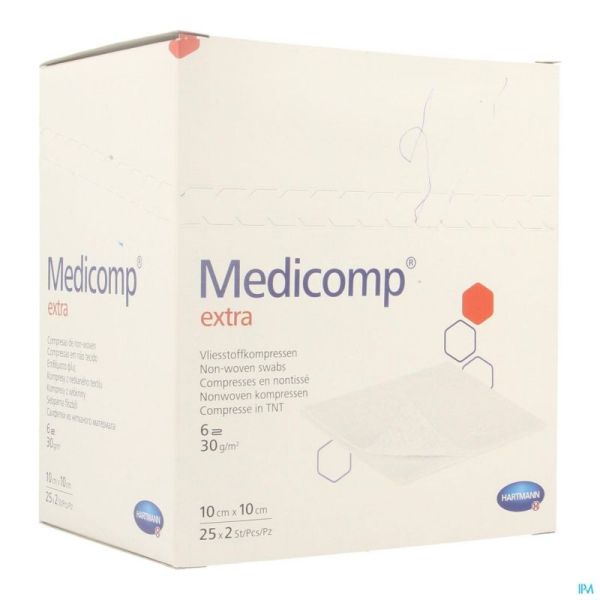 Hartmann Medicomp St 10x10 6pl 25x2 Pièces