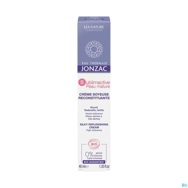 Jonzac Sublimactive Peau Mat.cr Soy.recon.bio 40ml