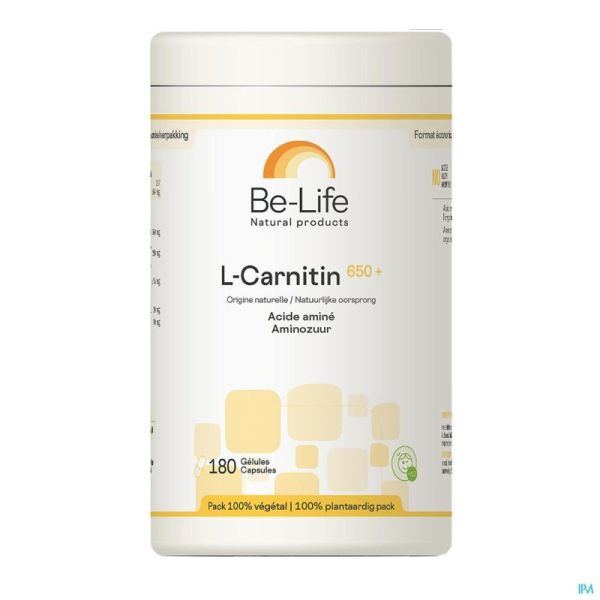 l-carnitine 650+ Be Life Gélules 180