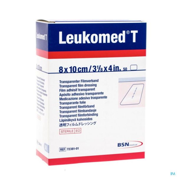 Leukomed T Ster 8x10cm 72381-04 5 Pièce
