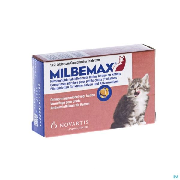 Milbemax Petit Chats - Kitten Comprimés Pell 1x2