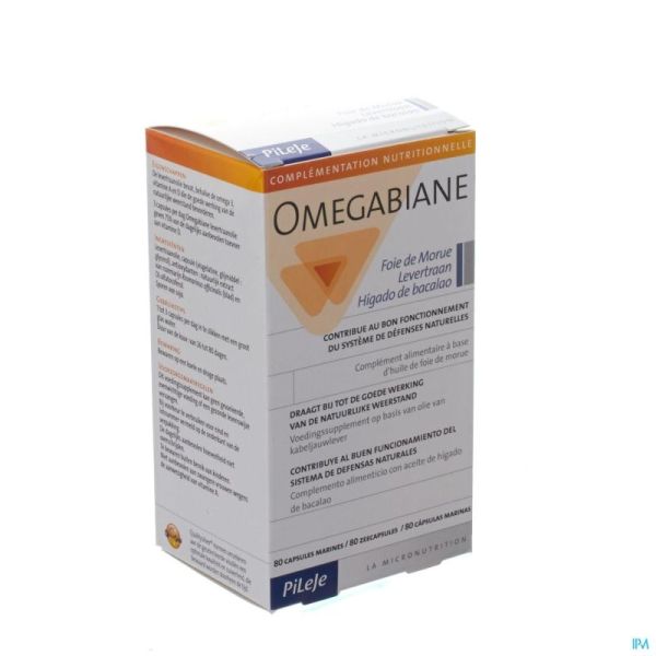 Omegabiane Foie De Morue 80 Gélules