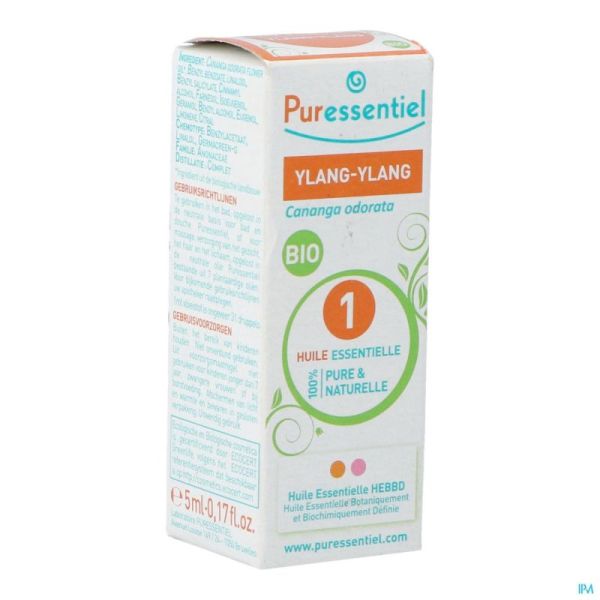 Puressentiel Expert Ylang Ylang Bio Huile Essentielle 5 Ml