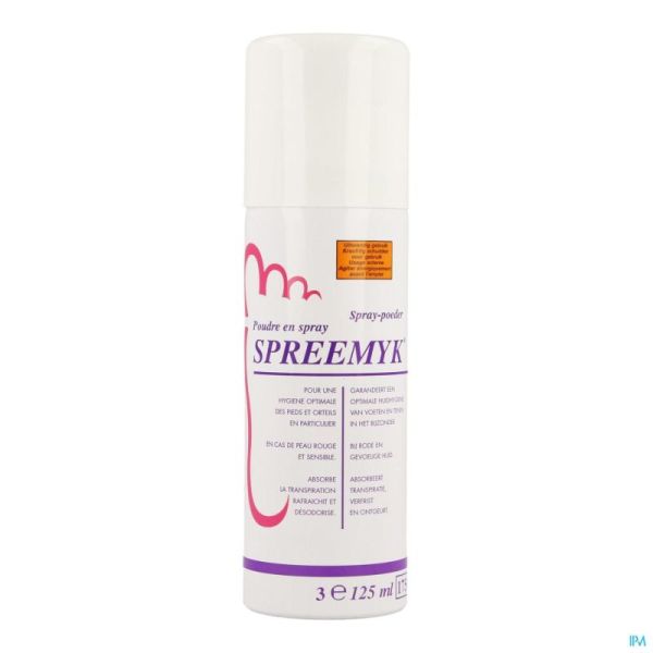 Spreemyk Poudre Spray Pieds 125 Ml