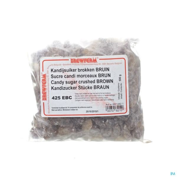 Sucre Candi Brun Morceaux 500g 0070821