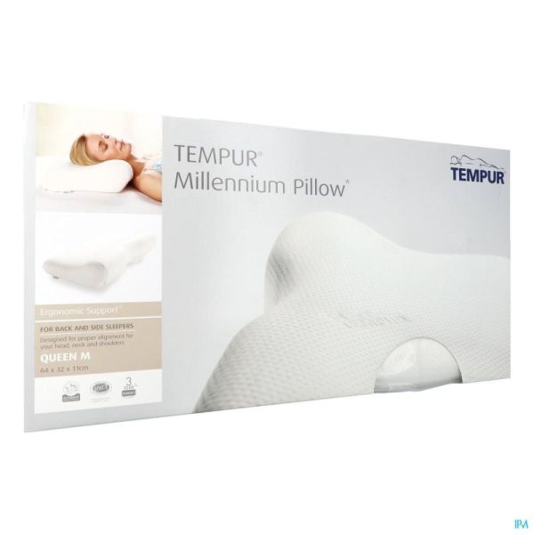 Tempur Millennium Oreiller Queen M 64x32x11/6cm