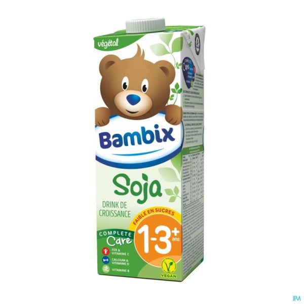 Bambix Lait Croissance Soja Age1+ Flacon de 1l