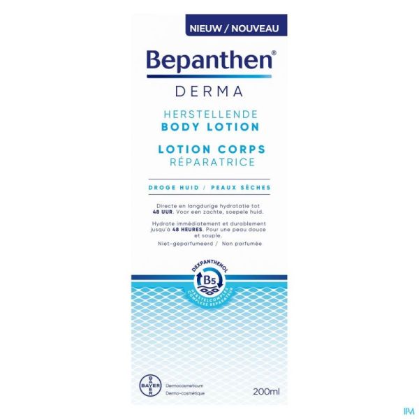 Bepanthen derma lotion corps réparatrice  flacon 200ml