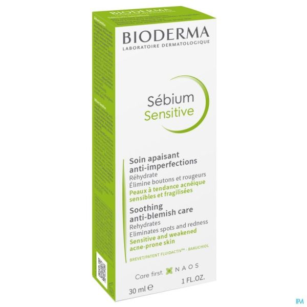 Bioderma Sebium Sensitive Soin Ap Pur Tube 30ml