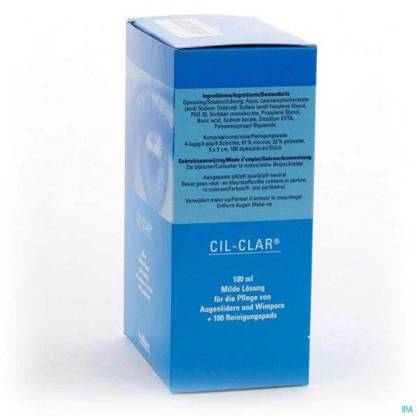 Cil-clar Démaquillant Make-up Yeux 100 Ml