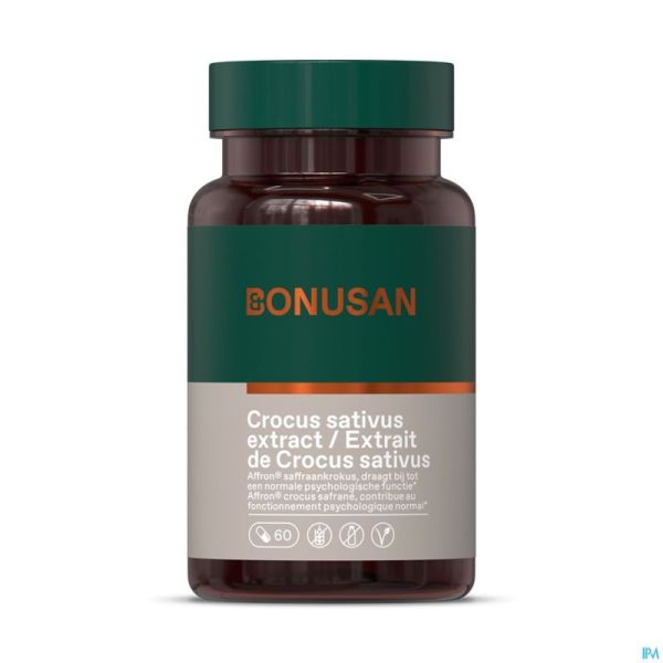 Extrait Crocus Sativus Caps 60 Bonusan