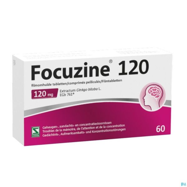 Focuzine 120mg Comprimés Pelliculés 60 X 120mg