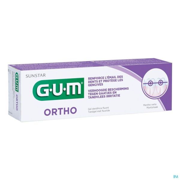 Gum Ortho Dentifrice Gel 75 Ml