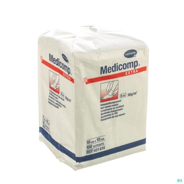 Hartmann Medicomp Nst 10x10 6pl 100 Pièces