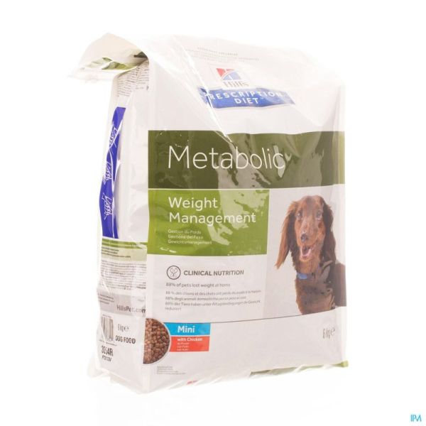 Hills Prescription Diet Chien Metabolic Weight Management Mini Croquettes 6kg