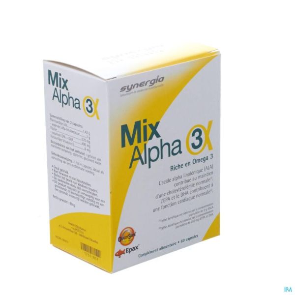 Mix-alpha 3 Synergia 60 Gélules