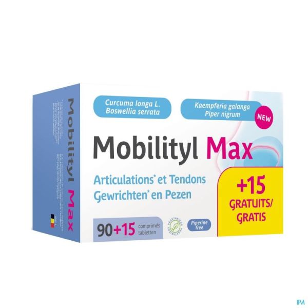 Mobilityl Max 90 Comprimés + 15 Gratuits