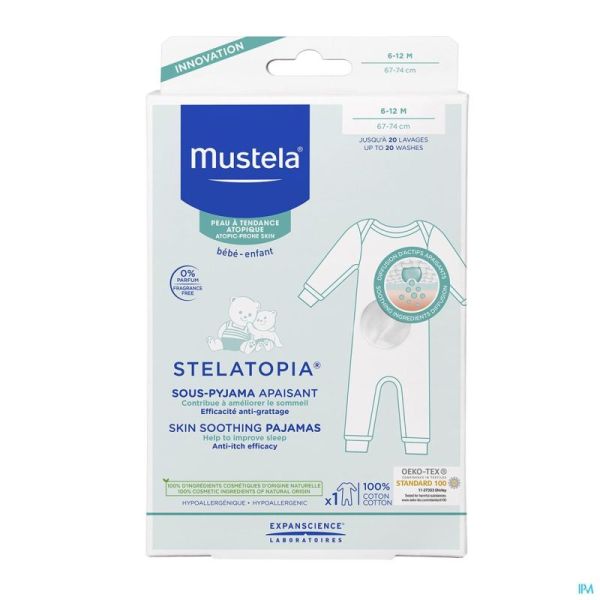 Mustela Pa Stelatopia Sous Pyjama Apaisante. T1 6-12m