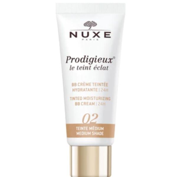 Nuxe Prodigieux BB Crème Teintée Hydratante Teinte Medium 02 30ml Prix Permanent