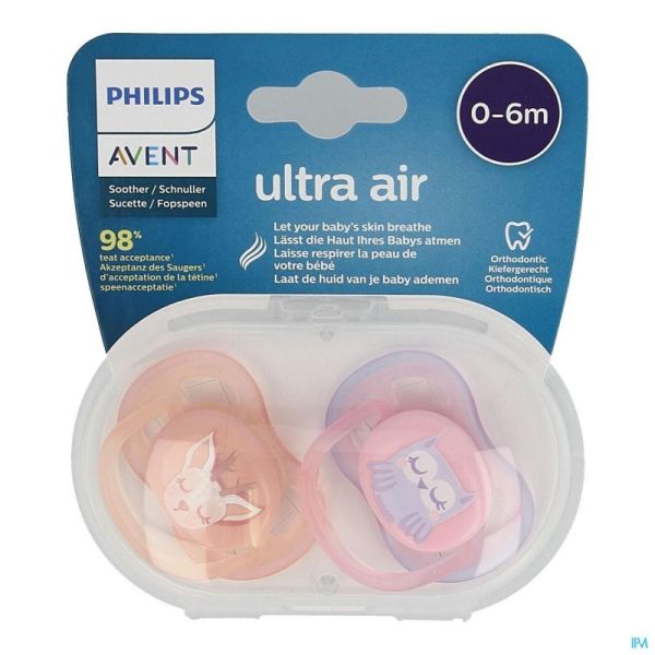 Philips Avent Sucette 0m+ Girl