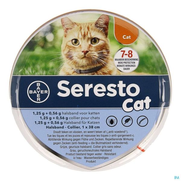 Seresto Chat 1,25g +0,56g Collier