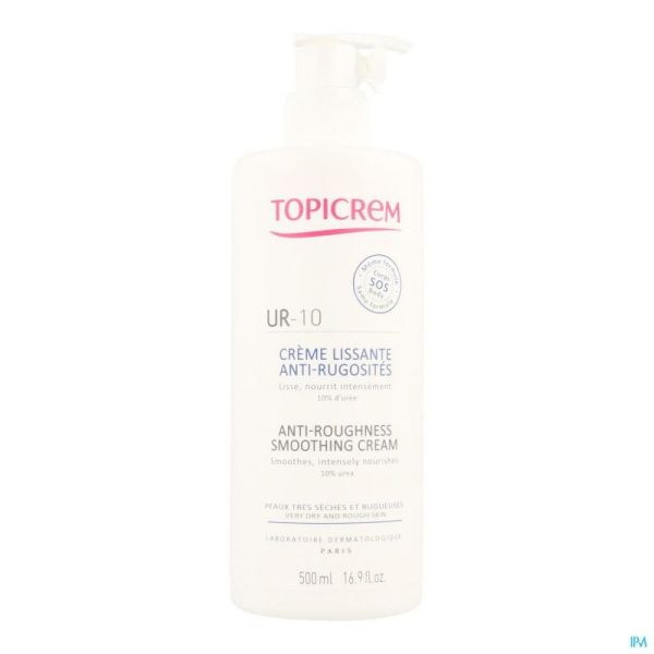 Topicrem Ur10 Crème Lissante A/rugosites 500ml