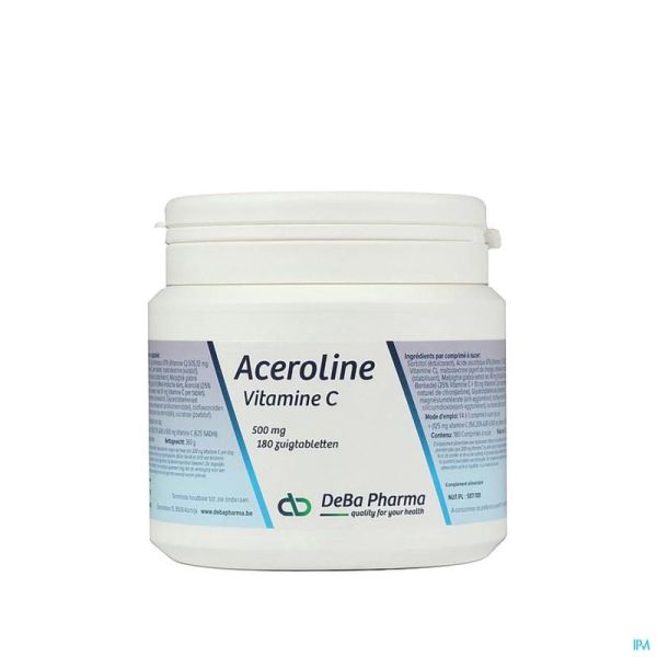 Aceroline deba 180 comprimés 500 mg