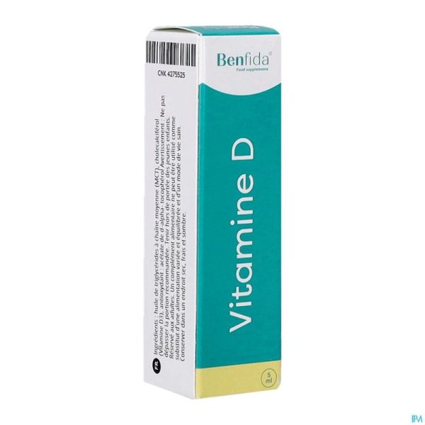 Benfida Vitamine D3 Bottle 5ml