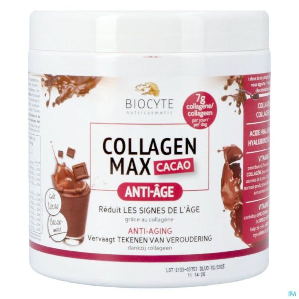 Biocyte Collagen Max Poudre Pot 260g
