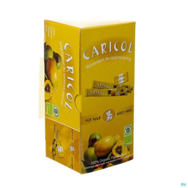 Caricol Papaya Food Supplement Stick 20x20ml