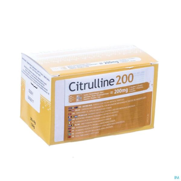 Citrulline 200 Poudre Sachets 30x4g