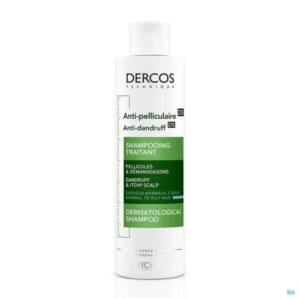 Dercos Shampooing Antipelliculaire Cheveux Gras 200 Ml