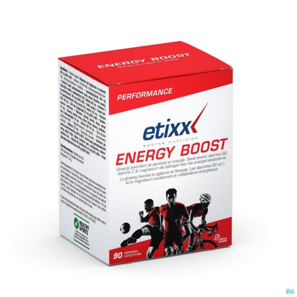Etixx Energy Booster Guarana 90 Comprimés