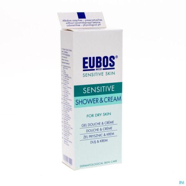 Eubos Shower & Cream Peaux Sèches 200 Ml