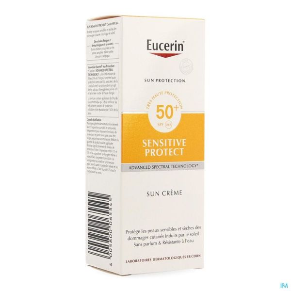 Eucerin Sun Crème Visage Spf50+