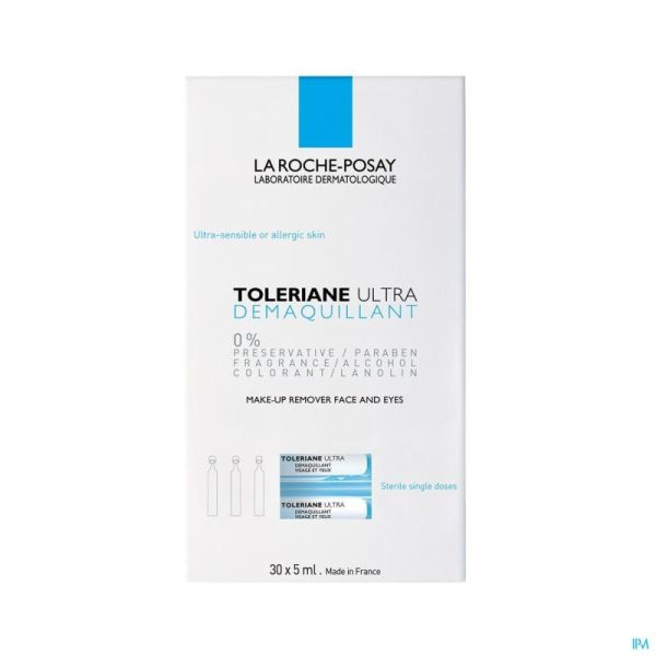 La Roche Posay Toleriane Ultra Démaquillant unidoses 30x5 Ml