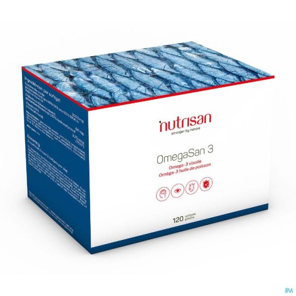 Omegasan 3  Softgels 120 Nutrisan